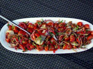 Silkės receptas su pomidorais