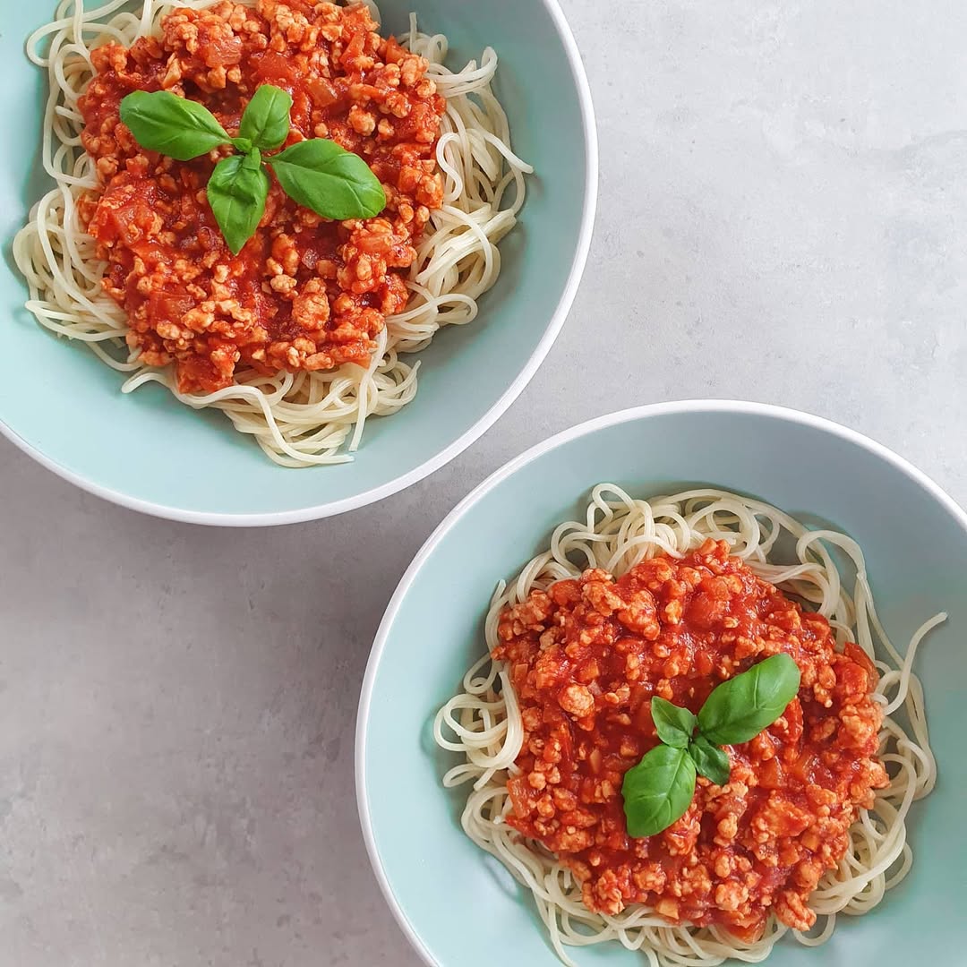 Bolonijos spagečiai su kalakutiena